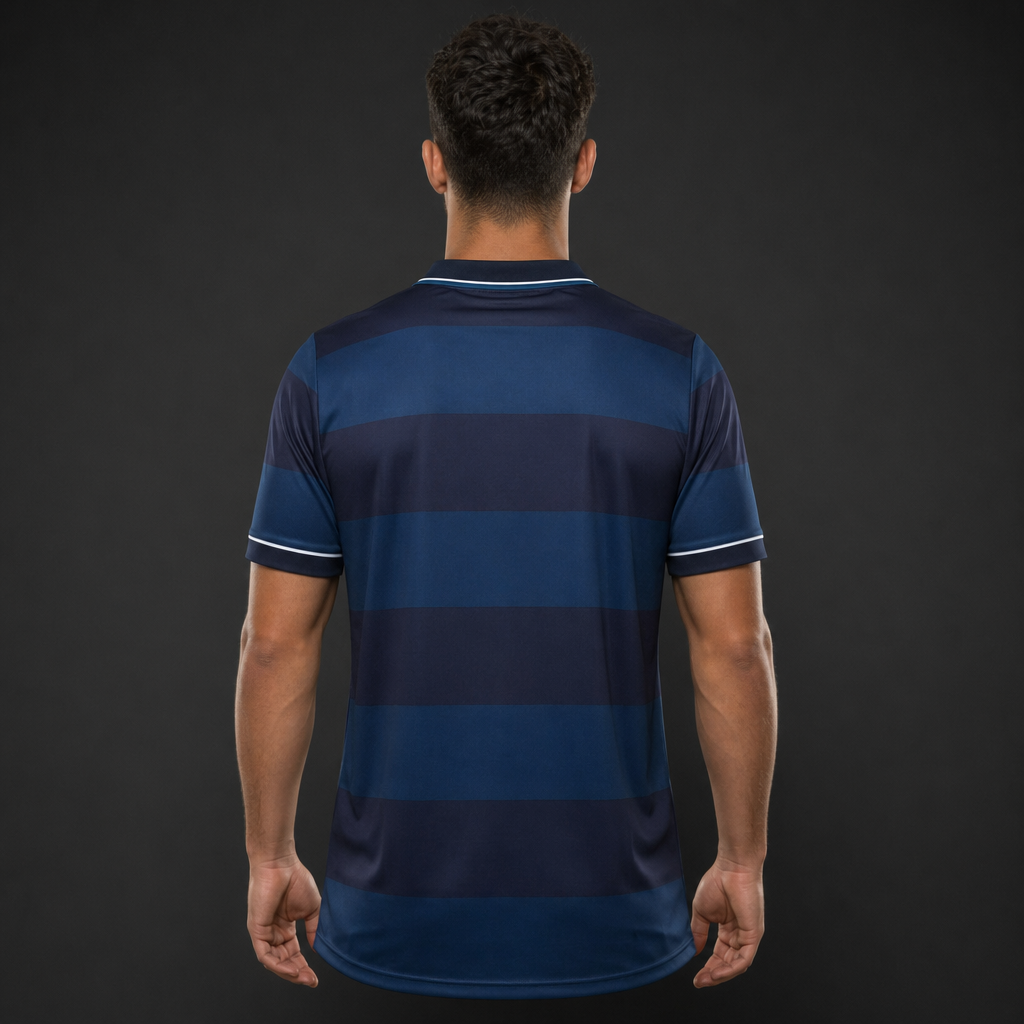 Camiseta Real Sociedad Visitante Vintage - Azul Marino