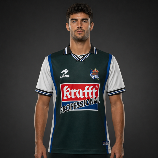 Camiseta Real Sociedad Tercera Equipación Vintage - Verde Astore
